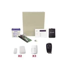 Kit inalámbrico de panel VISTA48 con teclado 6160RF receptor inalámbrico, 2 contactos 5800MINI, 3 PIR 5800PIR, 1 Control remoto 58344, Bateria y transformador