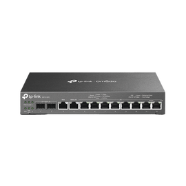 Router Omada VPN / SDN Multi-WAN 1G / Switch con PoE y Controlador  / 2 puerto WAN/LAN SFP 1G / 1 Puerto RJ45 WAN / 1 Puerto WAN/LAN RJ45 / 8 Puertos PoE+ LAN RJ45 /  24,980 Sesiones Concurrentes / Administración por Controlador Omada o Stand-Alone