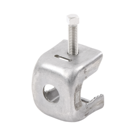 Adaptador de sujetadores de presión. Instalación en torre de ángulo o tubular
