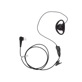 Micrófono de solapa con gancho auricular en forma de D para radios GP300/SP50/P1225/PRO315/MAGONE/EP450/EP350