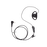 Micrófono de solapa con gancho auricular en forma de D para radios GP300/SP50/P1225/PRO315/MAGONE/EP450/EP350