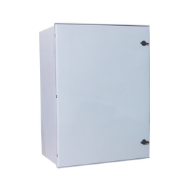 Gabinete de Poliéster IP65 Uso en Intemperie (400 x 500 x 200 mm) con Placa Trasera Interior (Incluye Chapa y Llave).