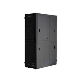 Gabinete FlexFusion™ XGL (Light) para Centros de Datos, 42 UR, 600 mm de Ancho, 1070 mm de Profundidad, Fabricado en Acero, Color Negro