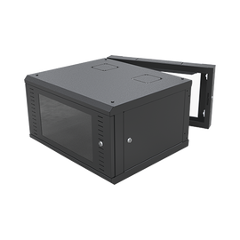 Gabinete Abatible de Pared (Con Marco Trasero) con Rack 19