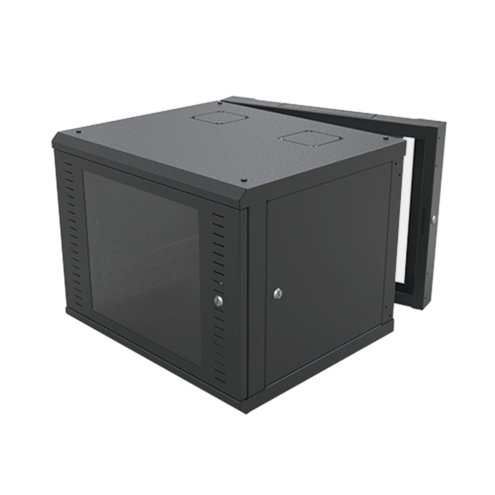 Gabinete Abatible de Pared (Con Marco Trasero) con Rack 19
