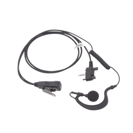 Micrófono de solapa con audífono ajustable al oído para VERTEX VX-160/ VX-231/ VX- 180/ VX-210/ VX-400