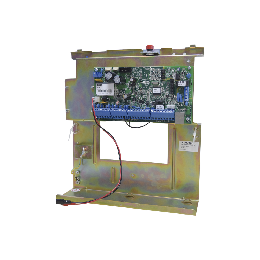 PANEL HIBRIDO 8-32 ZONAS CONEXION IP CON GABINETE METALICO