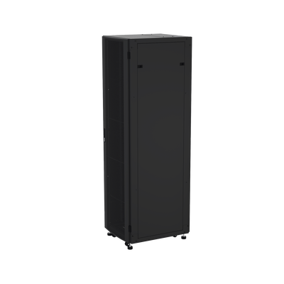 Gabinete Profesional para Telecomunicaciones de Piso, 42 UR, 600 mm de Profundidad, Puerta Ventilada y Chapa de Seguridad con Llave Única para un Almacenamiento Eficiente y Protegido