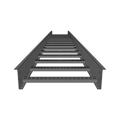 Escalera de Aluminio Portacables / Perfil Z / Peralte 3 1/4