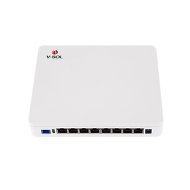 ONU Dual EPON/GPON / 8 Puertos PoE 802.3at Gigabit / Wi-Fi Doble banda 2.4 y 5 GHz /  1 Puerto SC/UPC