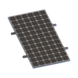 Kit De Minirieles Para Panel Solar Arreglo 1X1 Para Instalación Plano En Lámina