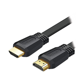 Cable HDMI 2.0 Plano de 5 m / 4K@60Hz / HDR / 3D / HEC (Canal Ethernet HDMI) / ARC (Canal de Retorno de Audio) / Color Profundo de 48 bits / Audio de 32 canales / HDCP /Audio Dolby True HD 7.1 / 18 Gbps / Estañado y Triple Blindaje / Anti Interfere