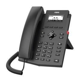 Teléfono IP WiFi empresarial para 2 líneas SIP con pantalla LCD, Códec Opus, conferencia de 6 vías.