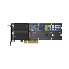Tarjeta adaptadora SSD M.2 de doble ranura para aceleración de caché