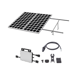 Kit Solar para Interconexión de 1.1 KW de Potencia Pico 220Vcc con Microinversor y 2 Módulos de 550 W (Incluye Montaje )