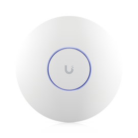 Punto de Acceso UniFi WiFi 6E Enterprise, alta densidad, hasta 600 usuarios, Mu-MIMO 4x4, bandas 2.4/5/6 Ghz, (1) puerto RJ45 2.5G (POE+ no incluido)