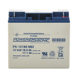 Batería 12V, 18AH, Para Respaldo, Tecnologías AGM/VRLA, 5 Años Vida Útil, Terminales NB2, Reconocida UL