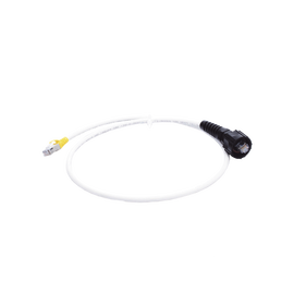 Patch Cord Reforzado Industrial (Ruggedized), Cat6A Blindado S/FTP, CM/LS0H, 3 Ft