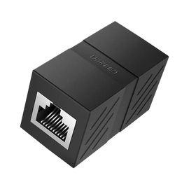 Acoplador (Extensor de Cable Ethernet RJ45 a RJ45) | 1000Mbps | Compatibilidad con Cat7 Cat6A Cat6 Cat5e | Compatible con POE | Ignífugo | ABS