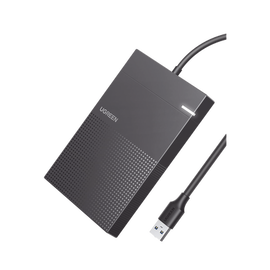 Carcasa de Disco Duro 2.5'' (Enclosure) / Adecuado para HDD y SSD de 2.5” / Chip Inteligente / UASP & TRIM / Led Indicador / ABS / Hibernación Automática / Compatible con SATA I II III, HDD, SSD de hasta 6TB