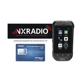 KIT Radio RG360 +12 Meses Servicio NXRADIOTERMINAL + SIM TELCEL 1GB Mensual por 12 Meses