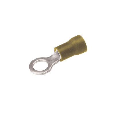 Zapata Terminal de Ojillo  para Tornillo 5/16 in (8 mm)/ Calibre 12-10 AWG / Con Aislamiento de Vinilo.