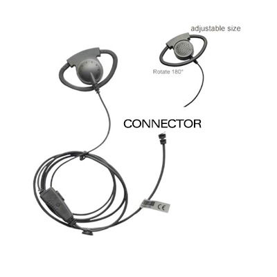 Micrófono de solapa con gancho auricular ajustable en forma de D para radios ICOM IC-F4003/ 4013/ 2000/ 4021/ 4031/ 4103/ 4210/ 4230, IC-F14// 3021/ 3013/ 3103/ 3003, IC-F1000/ 2000 Micrófono de solapa con gancho auricular ajustable en forma de D para radios ICOM IC-F4003/ 4013/ 2000/ 4021/ 4031/ 4103/ 4210/ 4230, IC-F14// 3021/ 3013/ 3103/ 3003, IC-F1000/ 2000