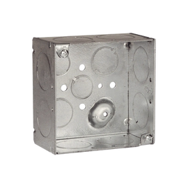Caja Cuadrada Galvanizada de 4