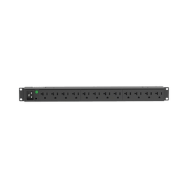 PDU Básico para Distribución de Energía, Enchufe de Entrada NEMA L5-20P, Con 12 Contactos NEMA 5-20R, Instalación Horizontal de 19in, 1UR, 20 Amp, 120 Vca