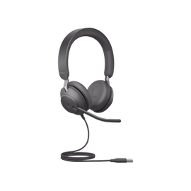 Jabra Jabra Evolve 2 40SE, Auricular stereo versión MS con aislamiento de ruido, conexión USB-A y indicador de ocupado (Busylight) (24189-999-999)