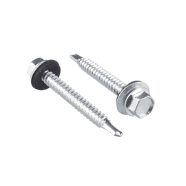 Tornillo - Pija cabeza hexagonal con rondana y punta broca #14 x 1