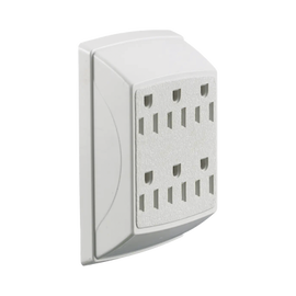 Multicontacto Dúplex con 6 Salidas/ 15 A 125 V CA/ 2 Polos 3 Hilos / Color Blanco.