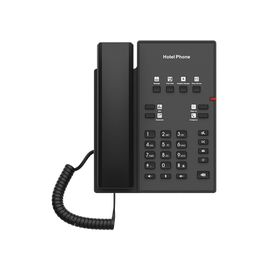 Teléfono IP para Hotelería, profesional con 8 teclas programables para servicio rápido, plantilla personalizable con PoE