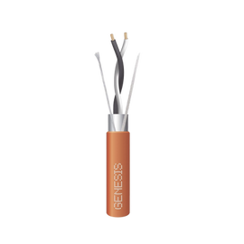 Carrete de 305 Metros / Cable 2x18 AWG / Color Naranja / Blindado / Plenum / Trenzado para Aplicaciones de Transmisión de Datos a Alta Velocidad para Automatización, EIA-485, BACnet y otros Sistemas de Comunicación