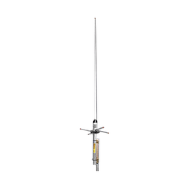 Antena Base Doble Banda, Fibra de Vidrio, VHF 144-148 MHz /UHF 440-450 MHz, 6 dB de ganancia