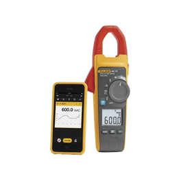 Amperímetro de Gancho RMS 600A Temp MA Capacitancia FlukeConnect