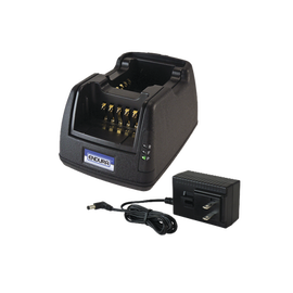 Multicargador rápido Endura de 2 cavidades para bateria PMNN4080R, para radio Motorola EP350/CP185