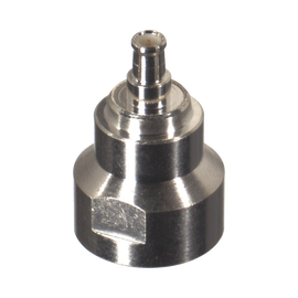 Adaptador UNIDAPT Hembra a MCX Macho. Plata / Oro / Teflón.