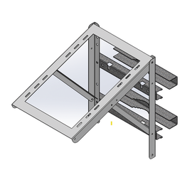 Montaje para Panel Solar de Poste o Torre Galvanizado Electrolítico (Ver Compatibilidad).