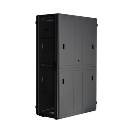 Gabinete FlexFusion™ XGL (Light) para Centros de Datos, 42 UR, 800 mm de Ancho, 1070 mm de Profundidad, Fabricado en Acero, Color Negro