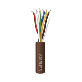 Cable en Bolsa de 76 Metros /  Cable de Cobre / 6x20 AWG / Tipo CL2 / Para Interior / Color Café / Para Aplicaciones de Alarmas de Intrusión y Automatización
