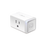Mini tomacorriente inteligente Wi-Fi, 100 - 120V~, 50/60Hz, 15.0A, compatible con Amazon Alexa y Google Assistant, color blanco.