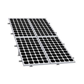 Montaje para Panel Solar 2X2, Riel 5 de 2700mm para Módulos con Espesor de 30-35mm, Vel. de Viento Máx. 136km/h