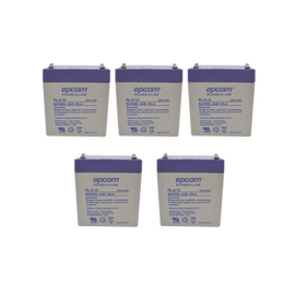 Paquete de 5 Baterías PL-5-12, Ahorre $ con este KIT