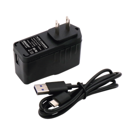 Adaptador de pared de 5 Vcc, @ 3 A con micro-USB tipo C