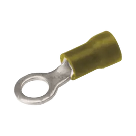 Zapata Terminal de Ojillo  para Tornillo 3/16 in (5 mm) calibre 12-10 AWG con aislamiento de vinilo.