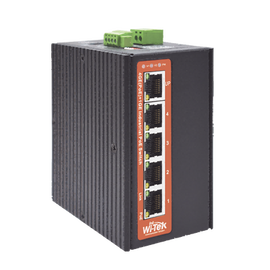 Switch Industrial PoE++ / No administrable / Con 4 puertos Gigabit PoE / 1 puerto Gigabit Uplink / Presupuesto 120W