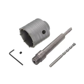 Broca Pasamuros SDS, Sacabocado P/Concreto 65mm con Ext. de 220mm (Ideal para Instalar MINISPLITS)