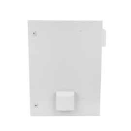 Gabinete Ventilado de Acero IP55 Uso en Exterior (500 x 700 x 250 mm) con Placa Trasera Interior Metálica y Compuerta Inferior Atornillable. Incluye Ventilador, Ventilas, filtros, Chapa y Llave.