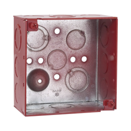 Caja Cuadrada Galvanizada  de 4